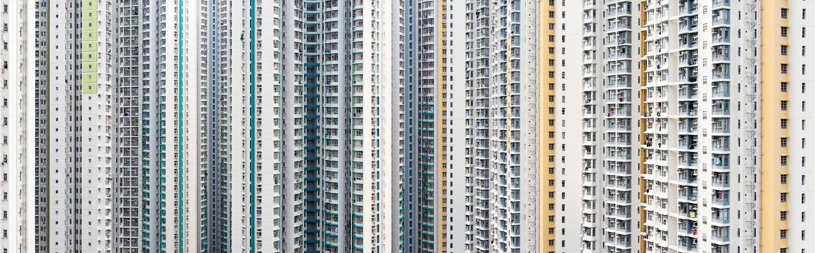 Fassadenlandschaft in Hong Kong