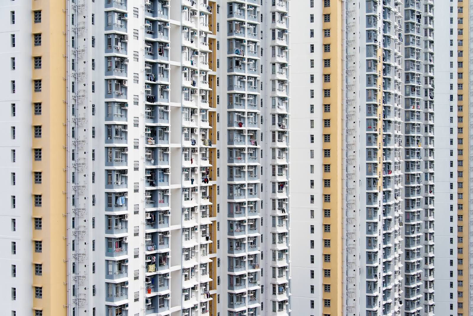 Wohnlandschaft in Kowloon Hong Kong