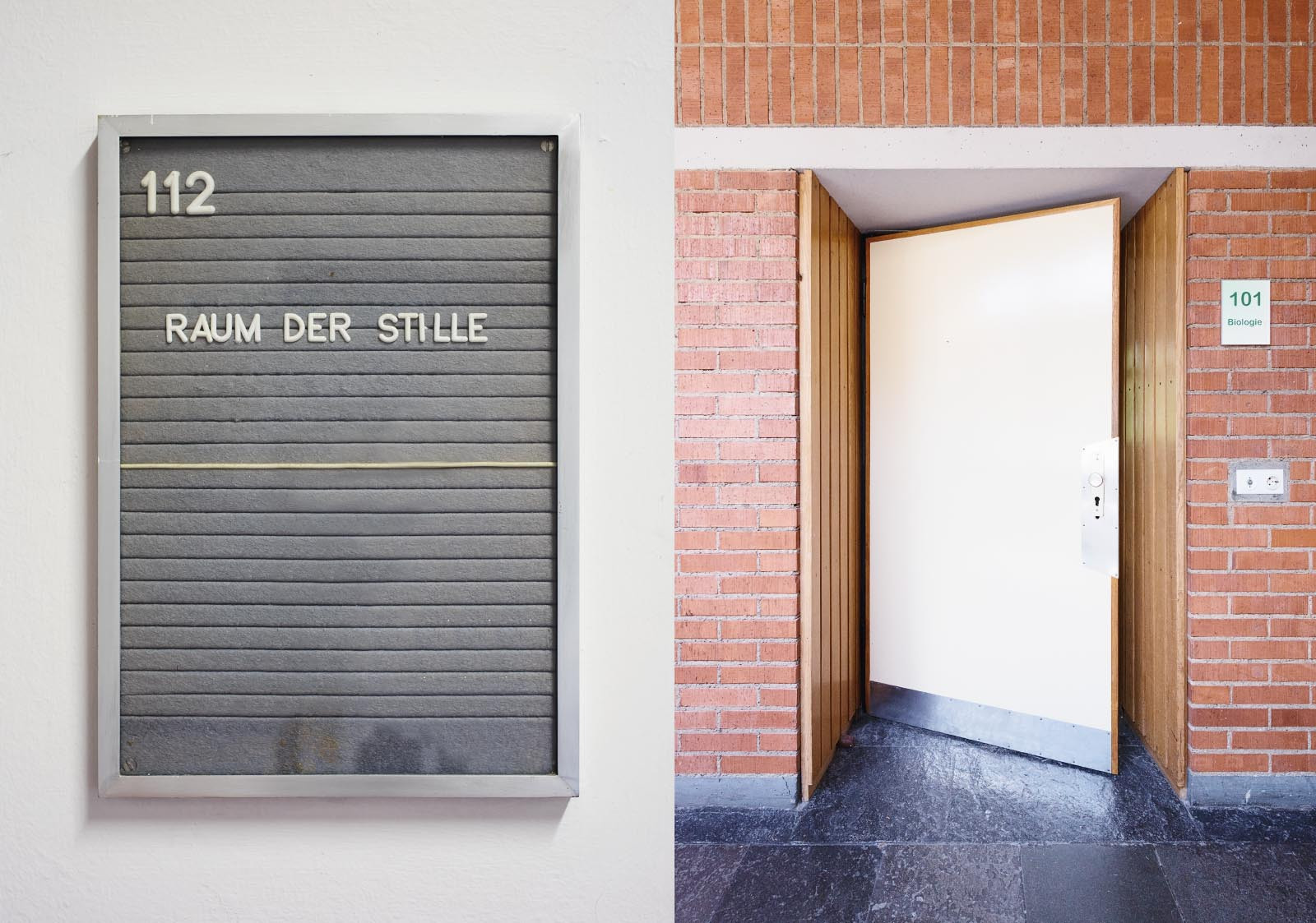 Zugang zum Schulraum für Biologie