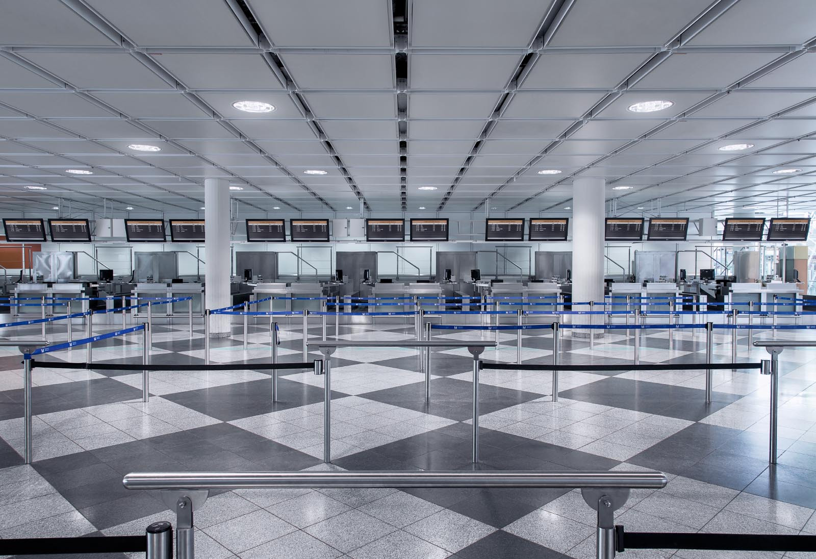 Check-In Terminals in T1 Flughafen München
