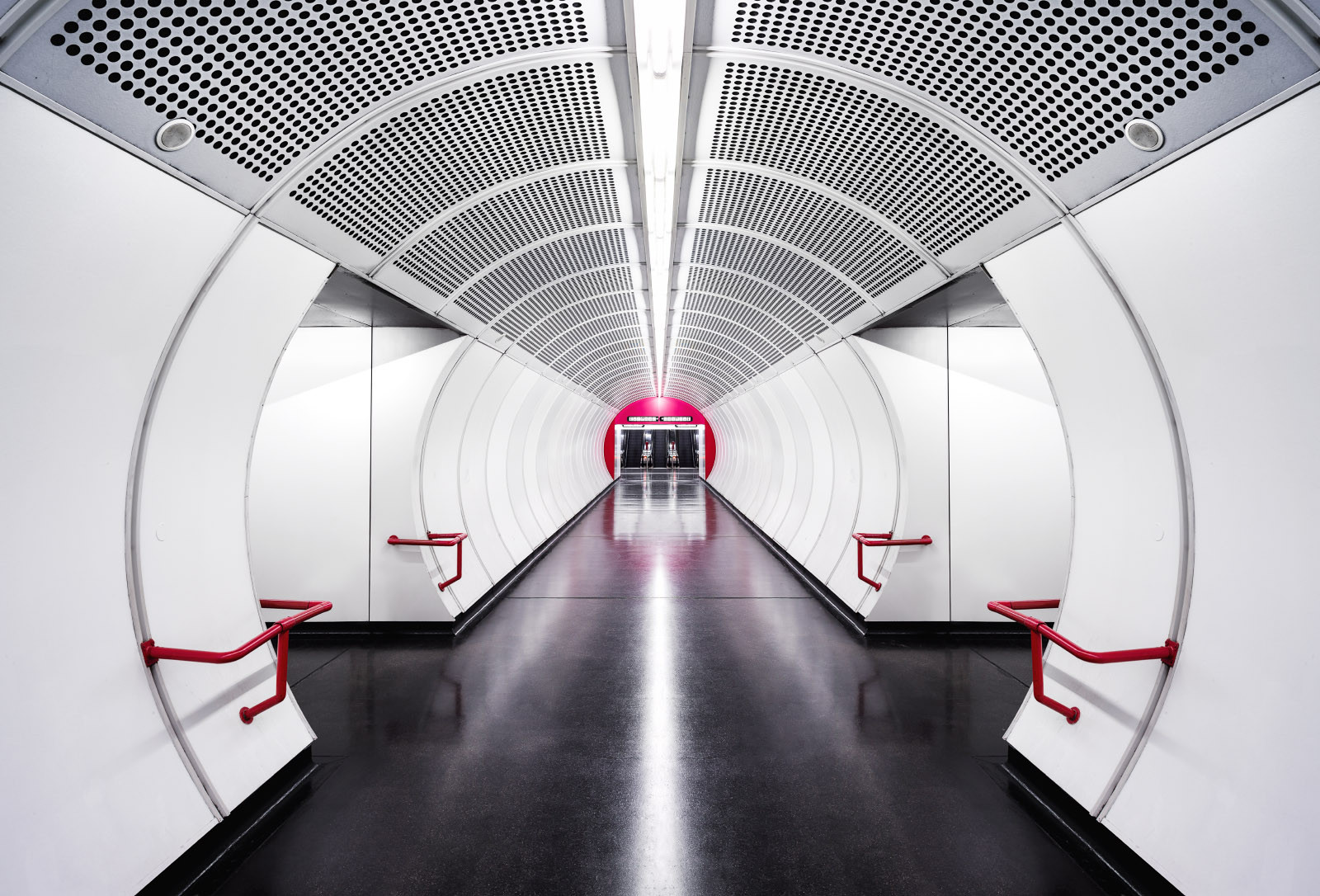 U-Bahn Station Wien in Österreich