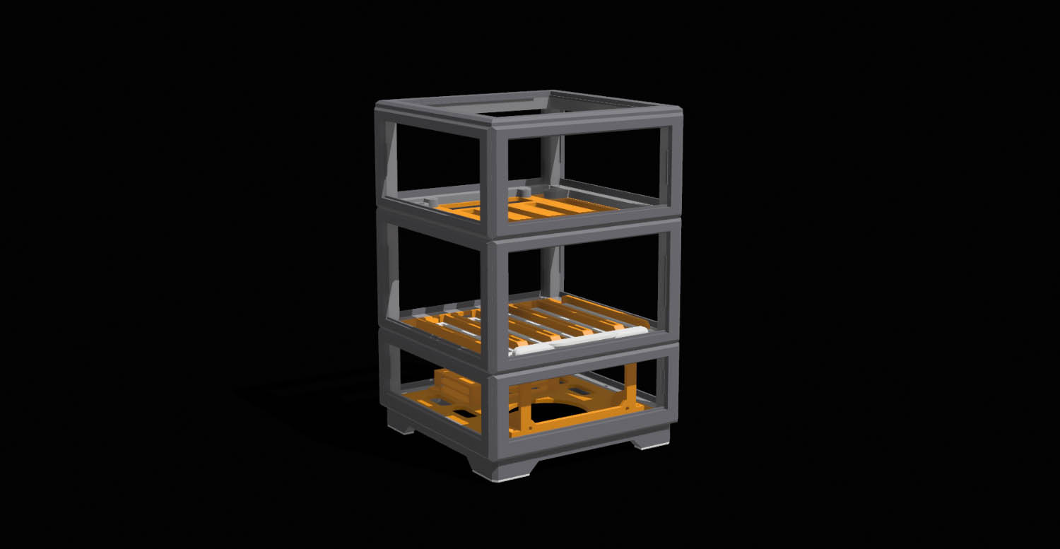 3D Visualisierung des Gehäuses mit Schattenverlauf in Shapr3D